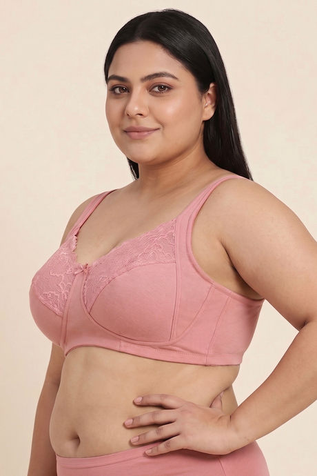 Zivame Basics Double Layered Non Wired 3/4Th Coverage Sag Lift Bra - Lobster Bisque — image 2